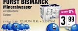 Mineralwasser von Fürst Bismarck im aktuellen EDEKA Prospekt