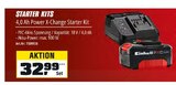 Aktuelles 4,0 Ah Power X-Change Starter Kit Angebot bei OBI in Erfurt ab 32,99 €
