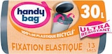 Sacs poubelle à fixation élastique 13x30l 100% - HANDY BAG en promo chez Intermarché Super Brest à 1,90 €