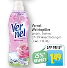 Weichspüler Wildrose im Angebot bei E center in Pirmasens Weichspüler Wildrose Angebote von Vernel bei E center Pirmasens für 1,49 €