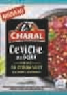 20% versés sur ma carte u sur une selection de carpaccios et ceviche charal(1) à U Express dans Mollans-sur-Ouvèze