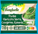 Purée Haricots Verts, Courgettes, Épinards Surgelée - BONDUELLE dans le catalogue Intermarché Super