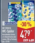 WC-Spüler Ozeanfrische im Angebot bei ALDI Nord in Gummersbach WC-Spüler Ozeanfrische Angebote von WC Frisch bei ALDI Nord Gummersbach für 4,79 €