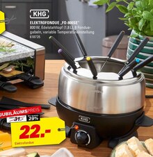 ELEKTROFONDUE „FO-800SE“ bei Höffner in Stade ELEKTROFONDUE „FO-800SE“ im Angebot bei Höffner Stade für 22,00 €