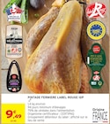 Pintade Fermiere Label Rouge IGP - Intermarché Hyper Pintade Fermiere Label Rouge IGP à 9,49 € dans le catalogue Intermarché Hyper