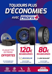 Catalogue Profil Plus à Dourges cette semaine, valable du 03/11/2025 au 22/11/2025 Prospectus Profil Plus à Dourges, "TOUJOURS PLUS D'ÉCONOMIES AVEC PROFIL +", 1 page de promos valables du 03/11/2025 au 22/11/2025