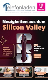Telefonladen Duderstadt Elektromärkte Prospekt der aktuellen Woche mit 8 Seiten, gültig von 01.10.2026 bis 31.10.2026, in Worbis und Umgebung Aktueller Telefonladen Duderstadt Elektromärkte Prospekt in Worbis und Umgebung, "Neuigkeiten aus dem Silicon Valley" mit 8 Seiten, 01.10.2026 - 31.10.2026