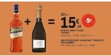 Apéritif amer italien + vin effervescent italien doc - APEROL ,  PROSECCO en promo chez E.Leclerc Franconville à 15,35 €