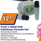 Kids Kabelloses Karaoke-Set von Fresh 'n Rebel für 12,95 € bei Action im Angebot Kids Kabelloses Karaoke-Set von Fresh 'n Rebel im aktuellen Action Prospekt