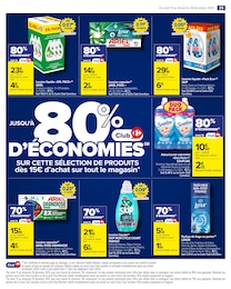 Prix et réduction Lessive Capsules dans le prospectus Carrefour Market en cours Offre Lessive Capsules dans le catalogue Carrefour Market du moment à la page 37