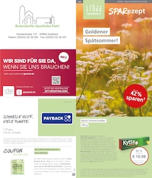 LINDA Premiumapotheke Prospekt für Gladbeck mit 3 Seiten LINDA Premiumapotheke Prospekt für Gladbeck: "Aktuelle Angebote", 3 Seiten, 01.09.2025 - 30.09.2025