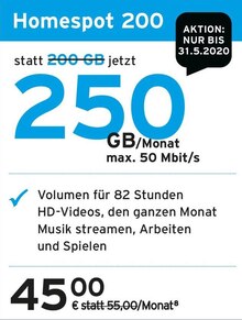 Becker Kommunikationsservice Vreden - Homespot 200 Homespot 200 Angebot bei Becker Kommunikationsservice Vreden im Prospekt "Liebe Kunden, wir sind für Sie da!"
