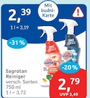 Reiniger von Sagrotan im aktuellen budni Prospekt