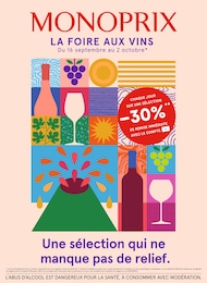 Monoprix Catalogue "La foire aux vins", 44 pages, Marseille,  16/09/2022 - 02/10/2022