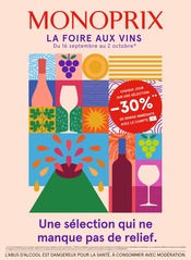 Prospectus Monoprix en cours, "La foire aux vins",44 pages