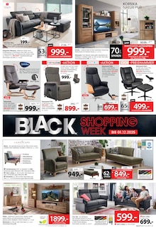 Sofa im Zurbrüggen Prospekt "BLACK SHOPPING WEEK" mit 20 Seiten (Dortmund)