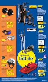 Fitnessgeräte im Lidl Prospekt in Hannover Aktueller Lidl Prospekt mit Fitnessgeräte, "LIDL LOHNT SICH", Seite 39