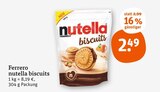 nutella biscuits von Ferrero im aktuellen tegut Prospekt für 2,49 €