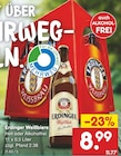 Weißbiere im Angebot bei Netto Marken-Discount in Wolfsburg Weißbiere Angebote von Erdinger bei Netto Marken-Discount Wolfsburg für 8,99 €