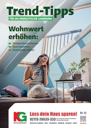 Kipp & Grünhoff Prospekt für Langenfeld mit 48 Seiten Kipp & Grünhoff Prospekt für Langenfeld: "Trend-Tipps für die energetische Sanierung", 48 Seiten, 16.10.2026 - 25.10.2026
