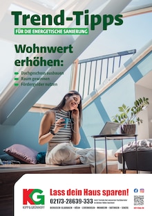 Kipp & Grünhoff Prospekt Trend-Tipps für die energetische Sanierung mit 48 Seiten