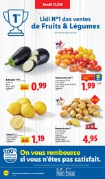 Offre Aubergine dans le catalogue Lidl du moment à la page 2