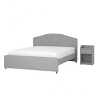 Schlafzimmermöbel 2er-Set Vissle grau 140x200 cm von HAUGA im aktuellen IKEA Prospekt