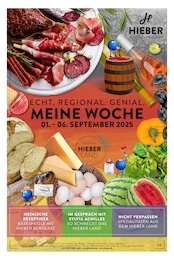 Hieber Prospekt für Schopfheim mit 18} Seiten Hieber Prospekt für Schopfheim: "Aktuelle Angebote", 18 Seiten, 01.09.2025 - 06.09.2025