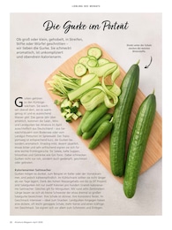 Gurken im Alnatura Prospekt Gurken im Alnatura Prospekt "Alnatura Magazin" auf Seite 22