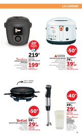 Appareil Raclette en promo dans le catalogue Hyper U à la page 21