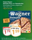 Steinofen Pizza Angebote von Original Wagner bei GLOBUS Neunkirchen für 1,59 €