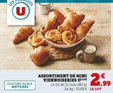 Assortiment de mini viennoiseries - U en promo chez U Express Assortiment de mini viennoiseries - U dans le catalogue U Express