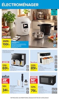 Promotion Electroménager cuisine dans le prospectus Carrefour, valable du 21/07/2026 au 03/08/2026 Promo Electroménager cuisine dans le catalogue Carrefour du moment à la page 52