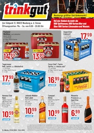 Trinkgut Prospekt für Neuburg: "Aktuelle Angebote", 4 Seiten, 07.04.2026 - 11.04.2026