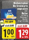 E center Duisburg - Die Streichzarte Ungesalzen Angebot im Prospekt Die Streichzarte Ungesalzen bei E center im Duisburg Prospekt für 1,00 €