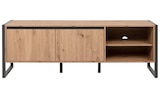 DENVER - TV - Lowboard 160 cm Artisan Eiche - anthrazit Angebote bei Die Möbelfundgrube Pirmasens für 159,99 €