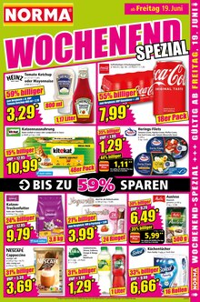 Coca Cola im Norma Prospekt "Mehr fürs Geld" mit 19 Seiten (Ludwigsburg)