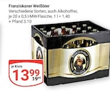 Weißbier Angebote von Franziskaner bei GLOBUS Duisburg für 13,99 €
