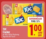 TUC Cracker Original von LU für 1,00 € bei EDEKA im Angebot TUC Cracker Original von LU im aktuellen EDEKA Prospekt