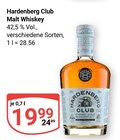 Malt Whiskey im Angebot bei GLOBUS in Oberhausen Malt Whiskey Angebote von Hardenberg Club bei GLOBUS Oberhausen für 19,99 €