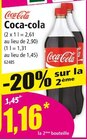 Promo Coca-cola à 1,16 € dans le catalogue Norma à Chagey