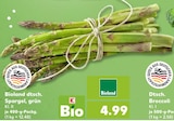 dtsch. Spargel, grün von Bioland für 4,99 € bei Kaufland im Angebot dtsch. Spargel, grün von Bioland im aktuellen Kaufland Prospekt