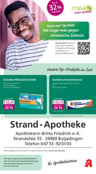mea - meine apotheke Prospekt Unsere Juni-Angebote mit 4 Seiten