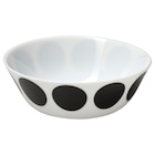 Schüssel weiß schwarz/Punkte Angebote von OFTAST bei IKEA Bochum für 1,49 €