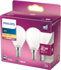 Ampoules led classic 40W E14 - PHILIPS en promo chez Migros France Thonon-les-Bains à 14,85 €