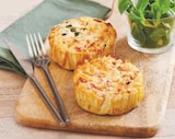 Coeur quiche lorraine ou chorizo ou saumon épinard - SAPRESTI en promo chez Super U Coeur quiche lorraine ou chorizo ou saumon épinard - SAPRESTI dans le catalogue Super U