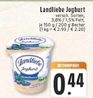 Joghurt Angebote von Landliebe bei E center Niederkassel für 0,44 €