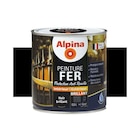 Peinture alpina antirouille spéciale fer noir brillant 0,5L à Décor Discount dans Montrozier