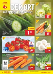 Gurke Angebot im aktuellen Netto Marken-Discount Prospekt auf Seite 4