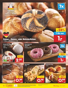 Brötchen im Netto Marken-Discount Prospekt "Aktuelle Angebote" mit 54 Seiten (Reutlingen)